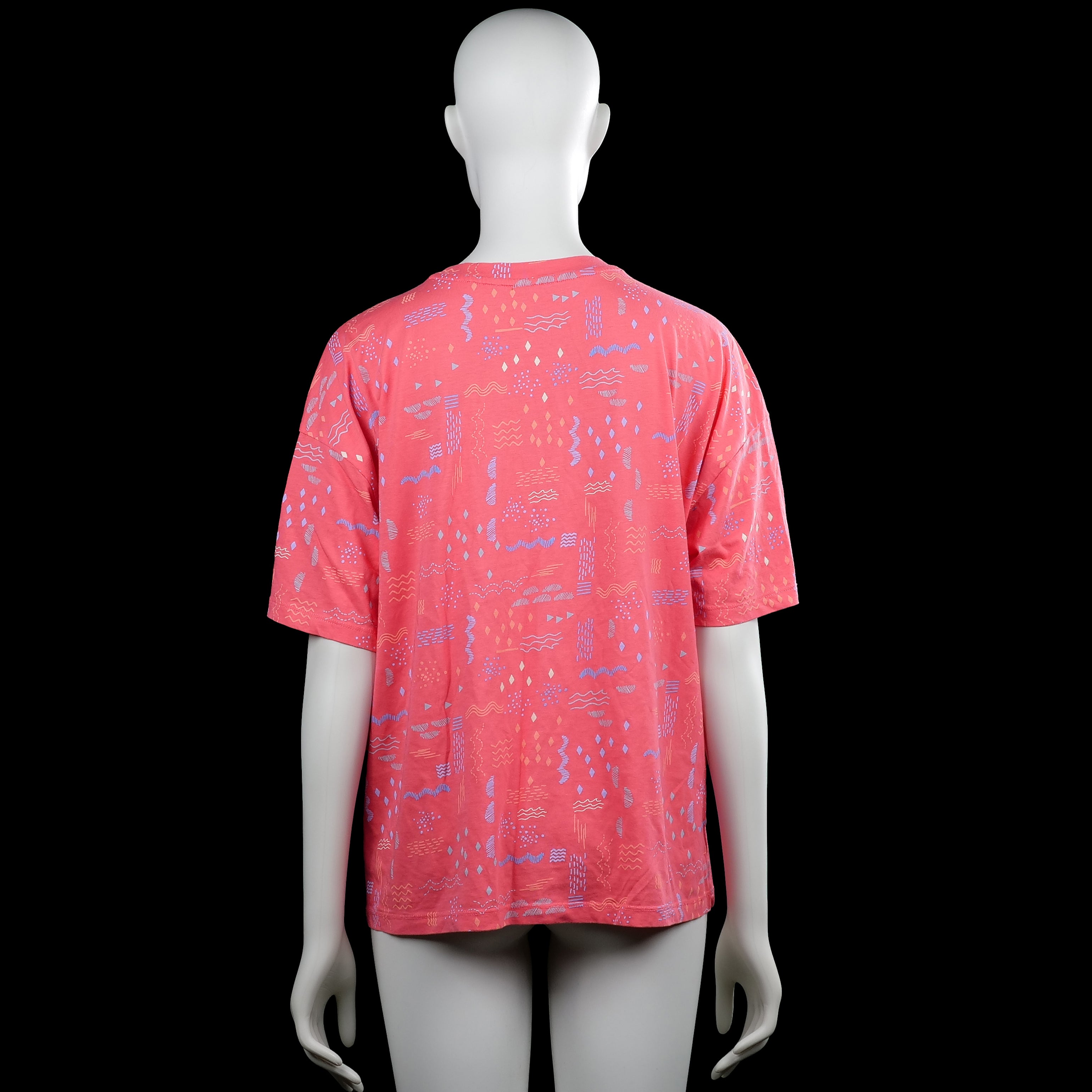T-shirt - Pink & Light Blue - Size XL