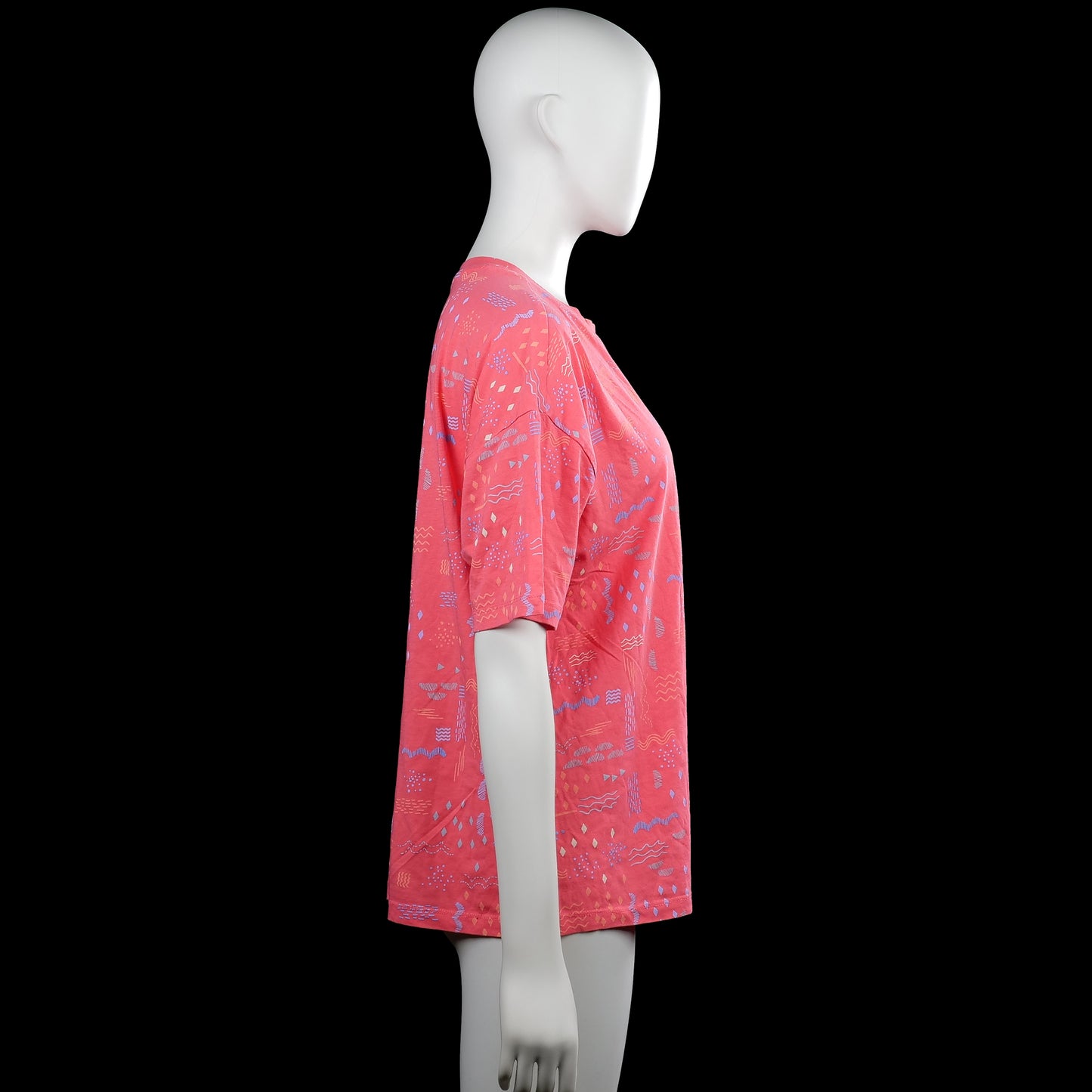 T-shirt - Pink & Light Blue - Size XL