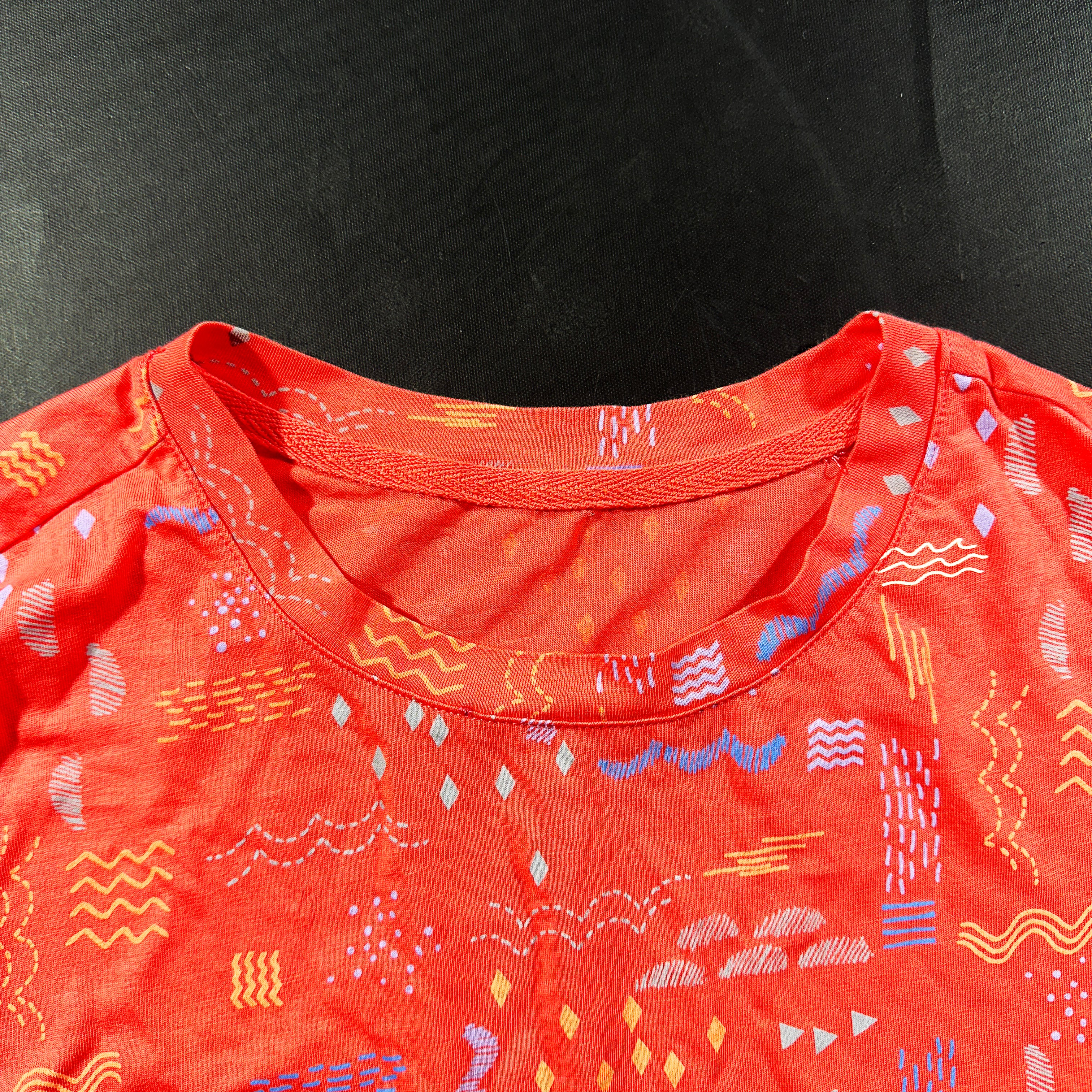 T-shirt - Pink & Light Blue - Size XL