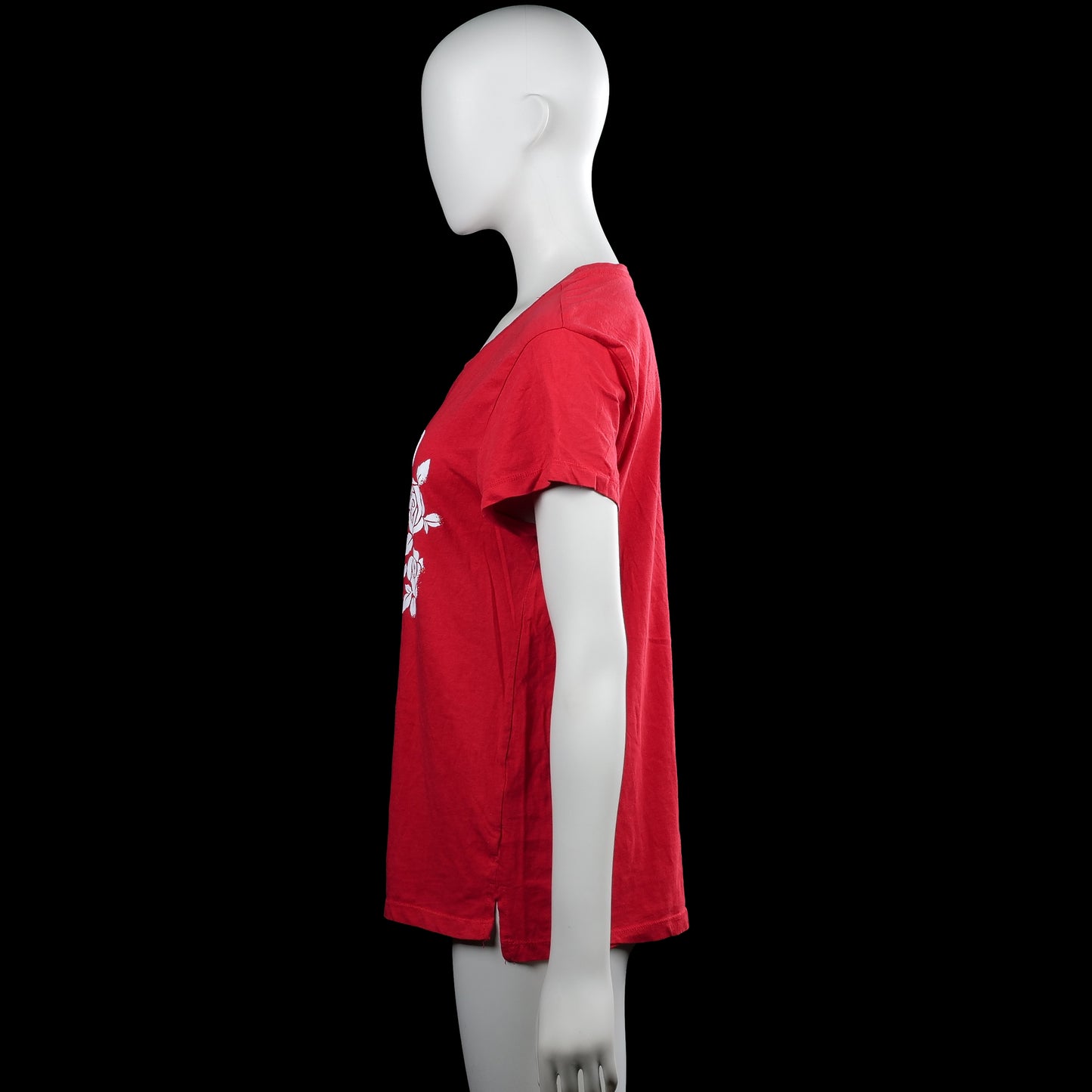 T-shirt - Red & White - Size XL