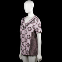 T-shirt - Pink & Black - Size L