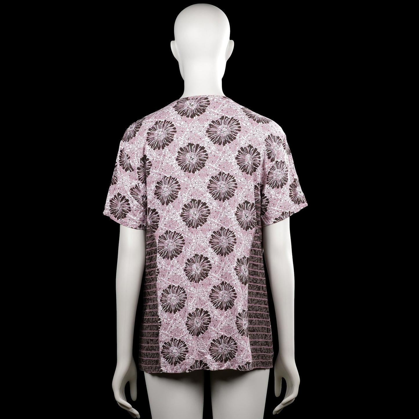 T-shirt - Pink & Black - Size L
