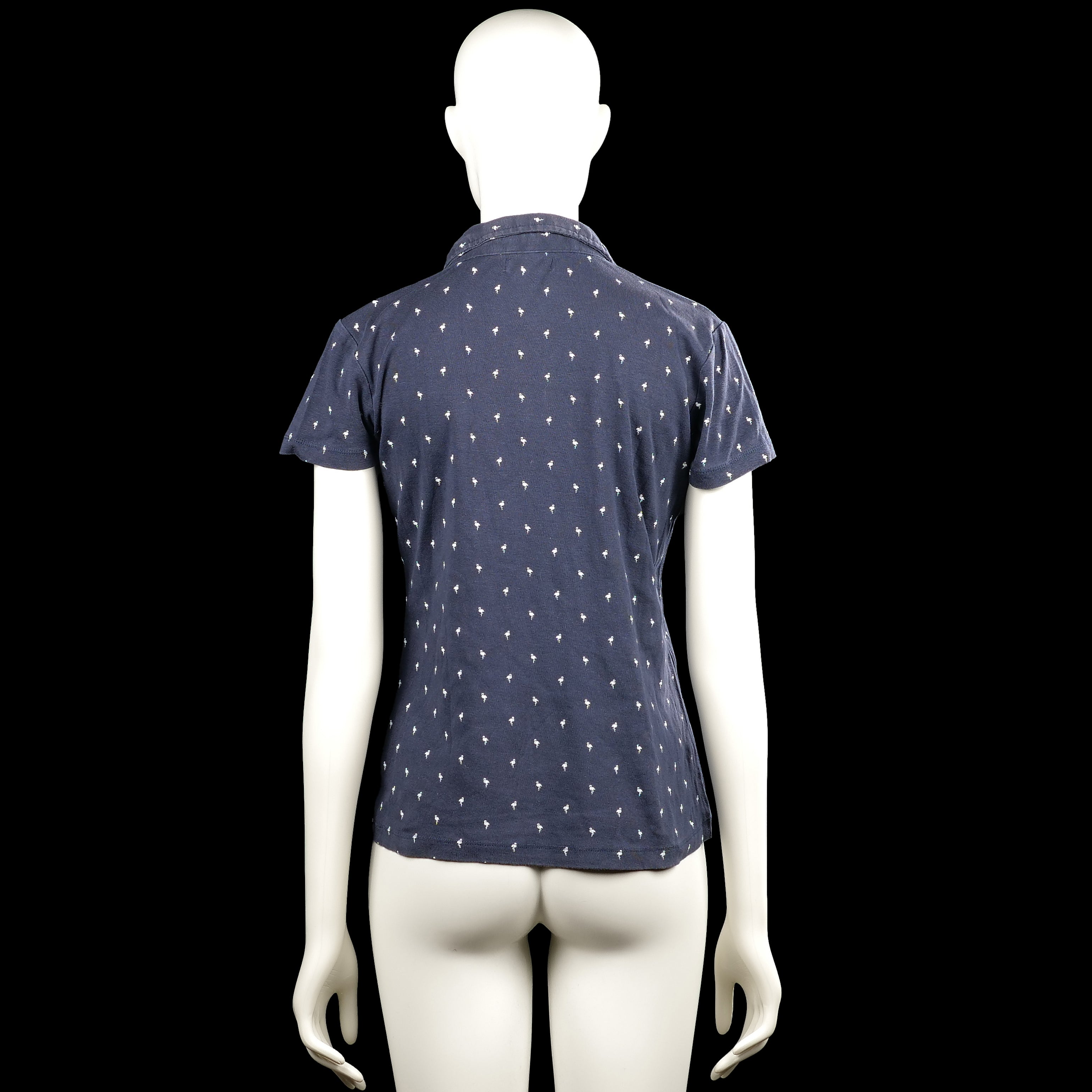 T-shirt - Navy & White - Size M