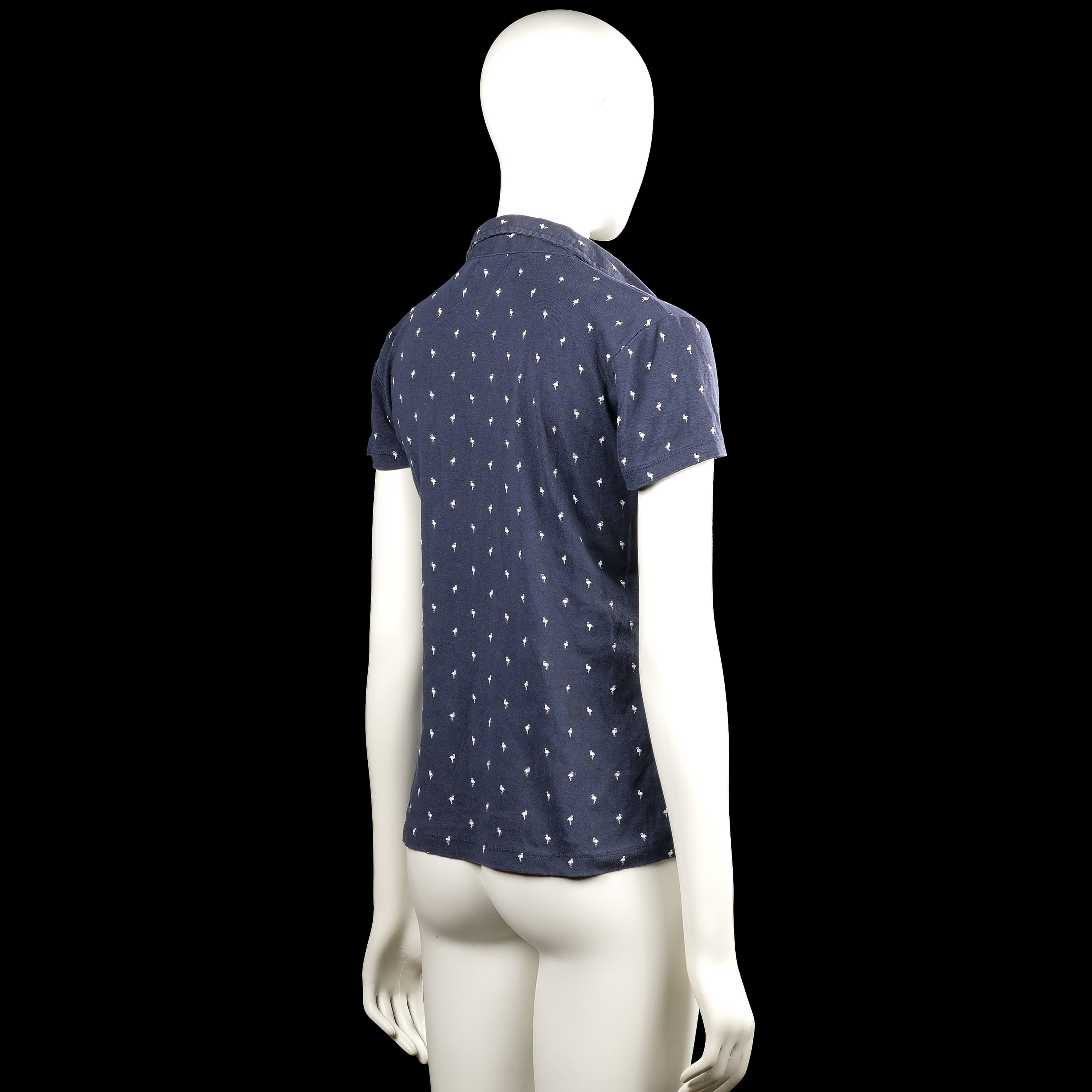 T-shirt - Navy & White - Size M
