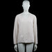 Street one - Long-sleeve top - Ivory - Size 44 - Ivory solid long-sleeve sweater with a V-neckline. Ribbed cuffs and a straight hem.