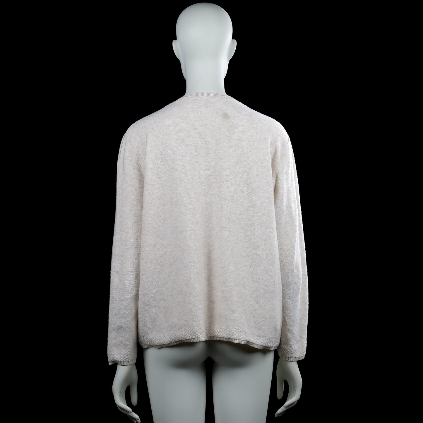 Long-sleeve top - Ivory - Size 44