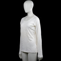 Long-sleeve top - White - Size L