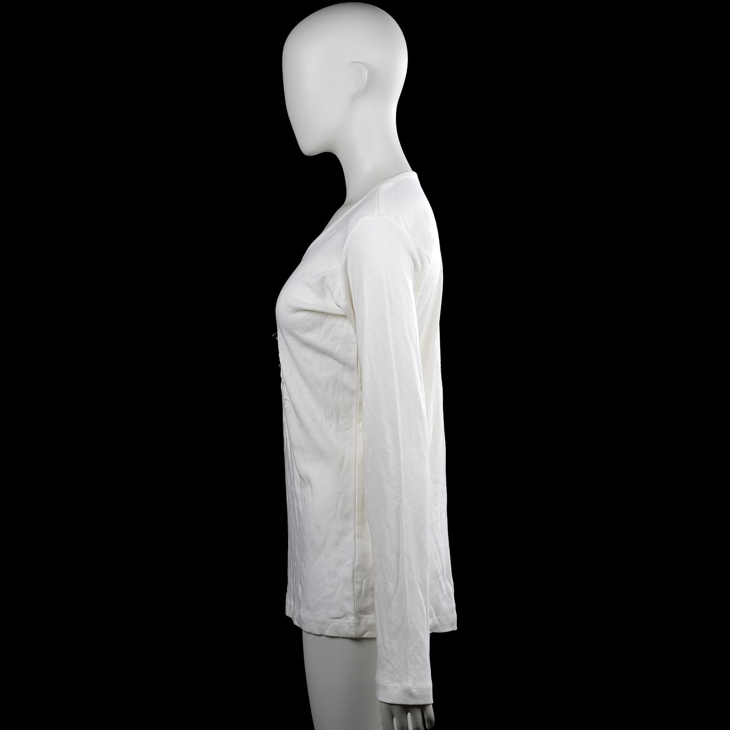 Long-sleeve top - White - Size L