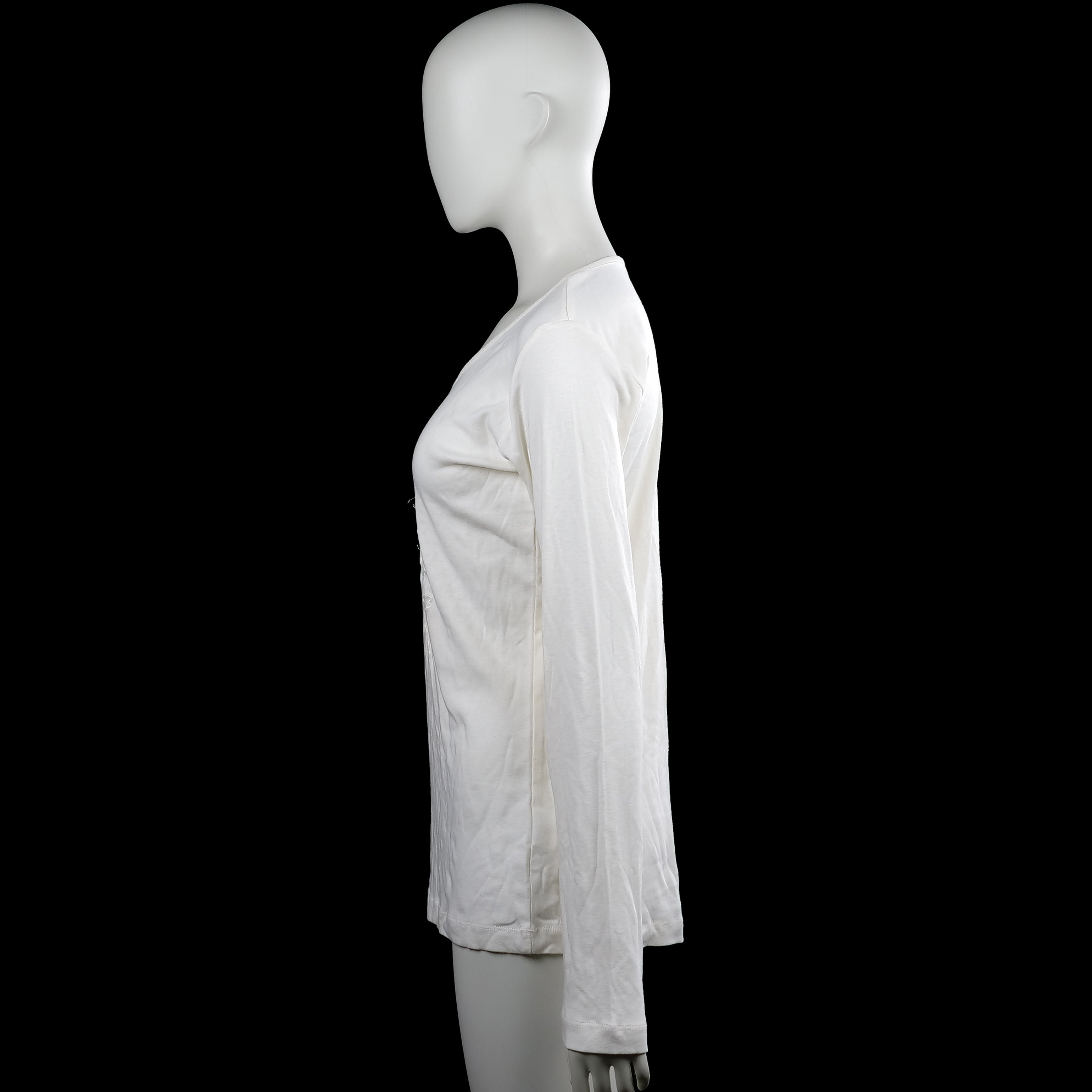 Long-sleeve top - White - Size L