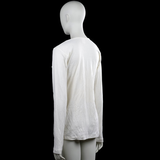 Long-sleeve top - White - Size L