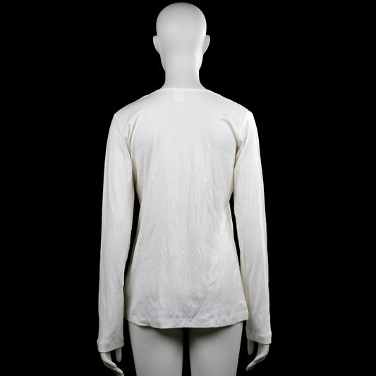 Long-sleeve top - White - Size L