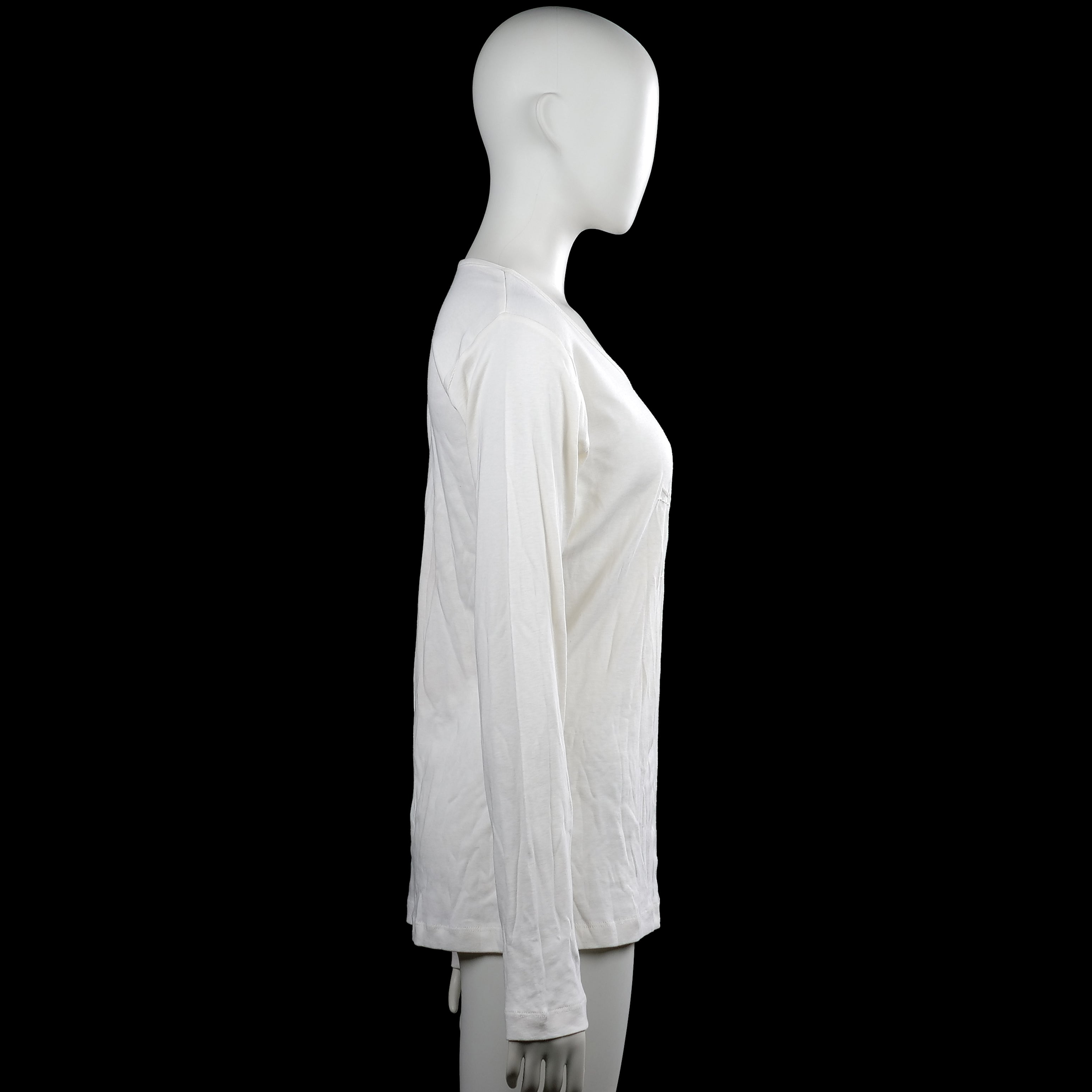 Long-sleeve top - White - Size L