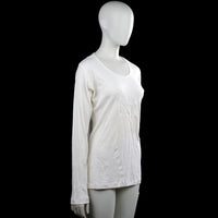 Long-sleeve top - White - Size L