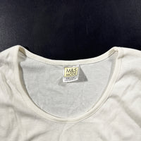 Long-sleeve top - White - Size L