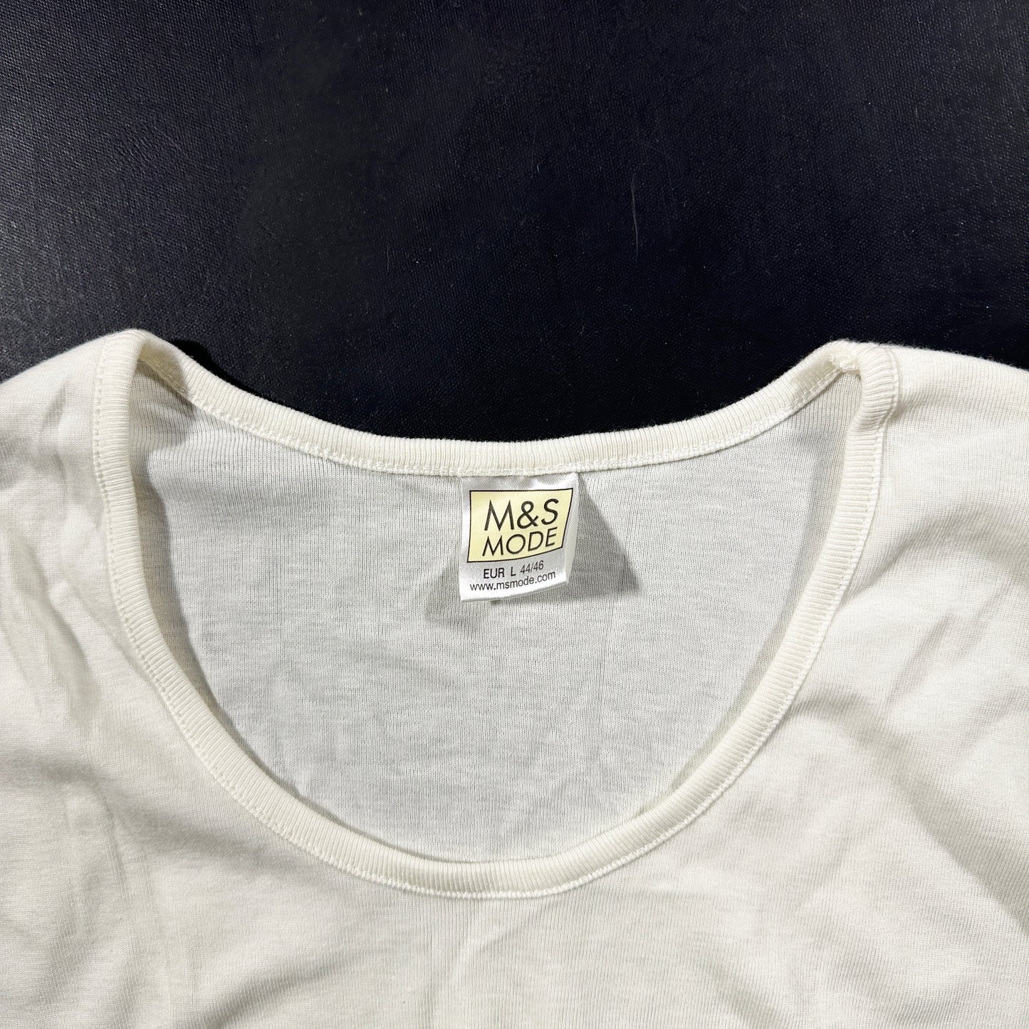 Long-sleeve top - White - Size L