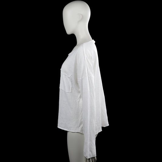 Long-sleeve top - White - Size M
