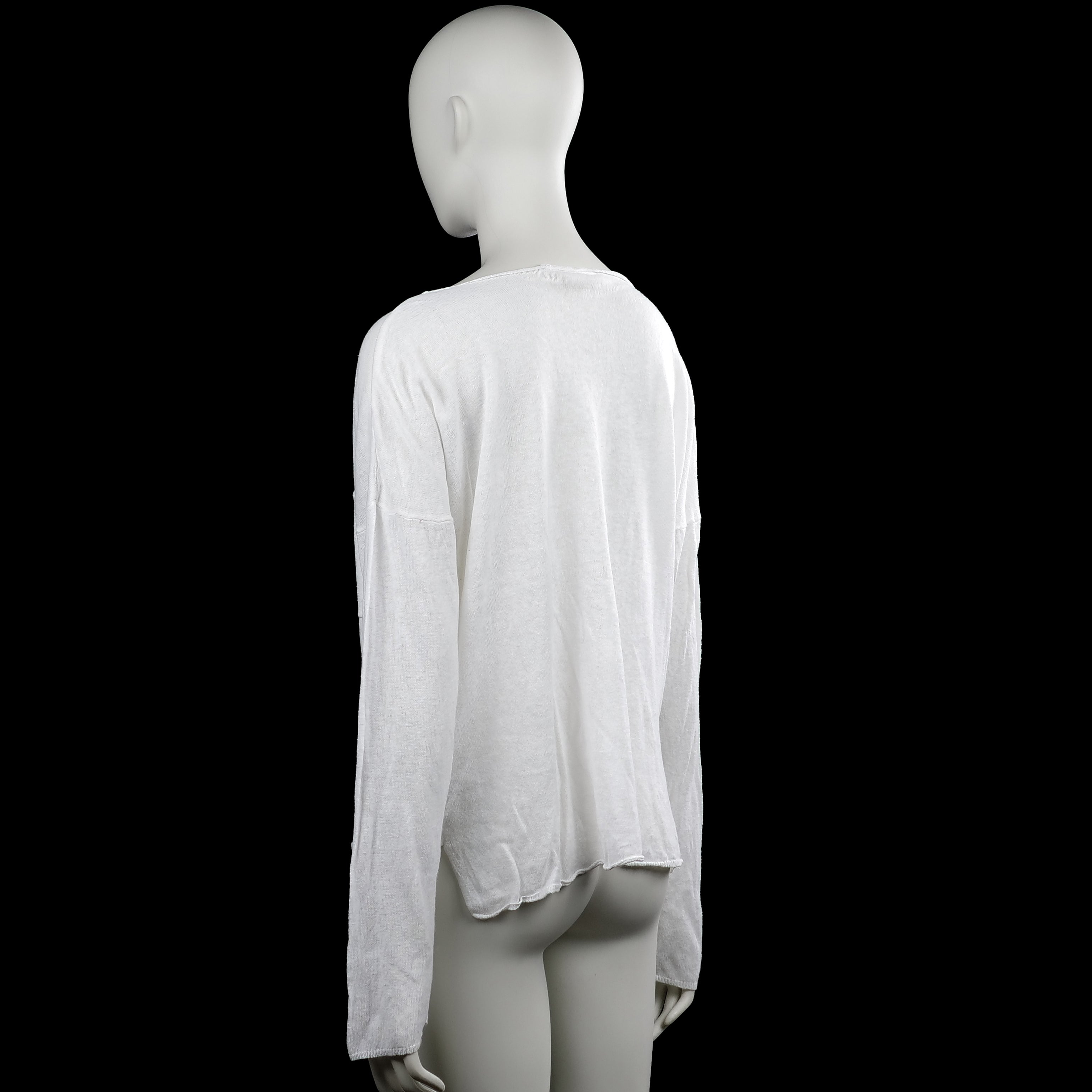 Long-sleeve top - White - Size M