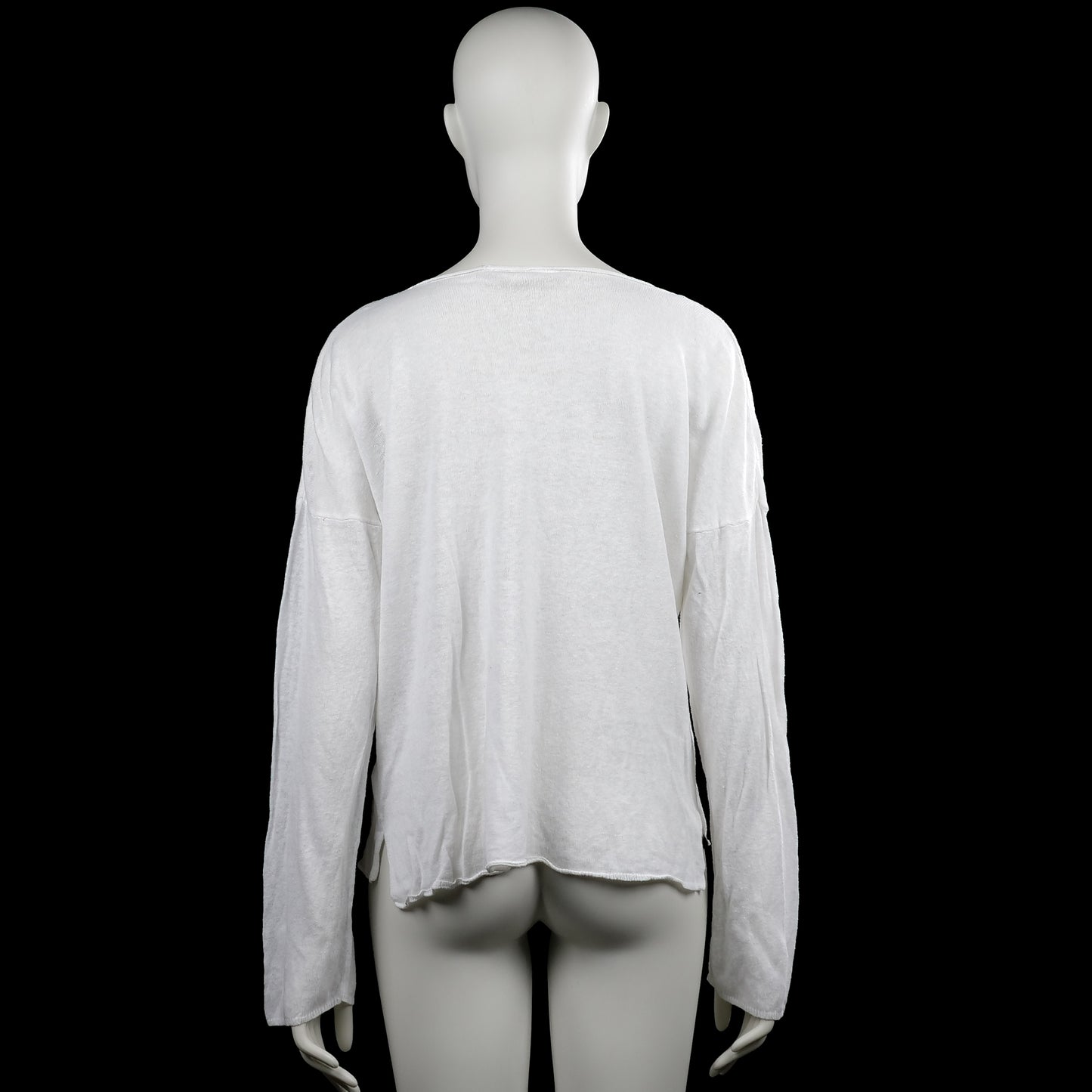 Long-sleeve top - White - Size M