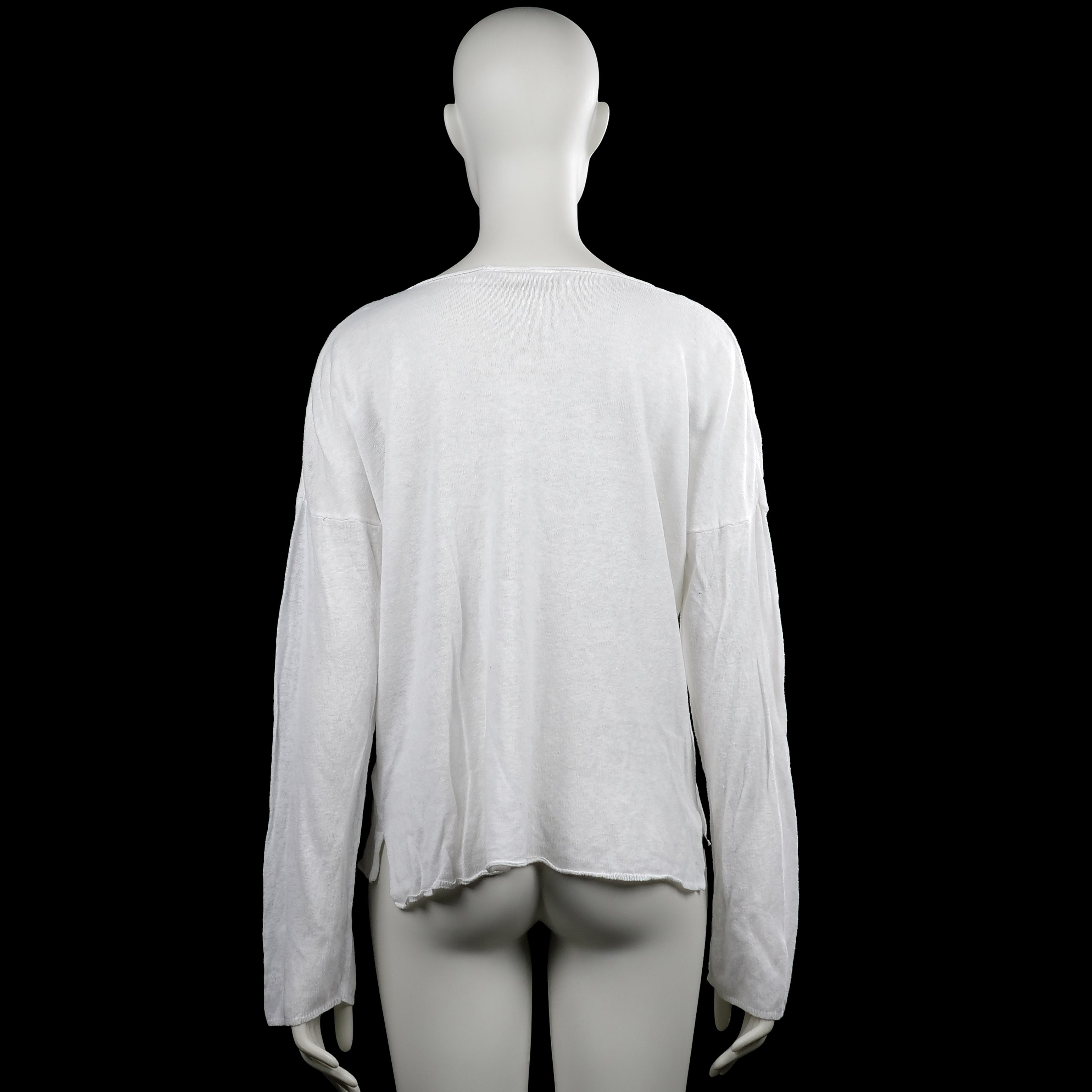 Long-sleeve top - White - Size M