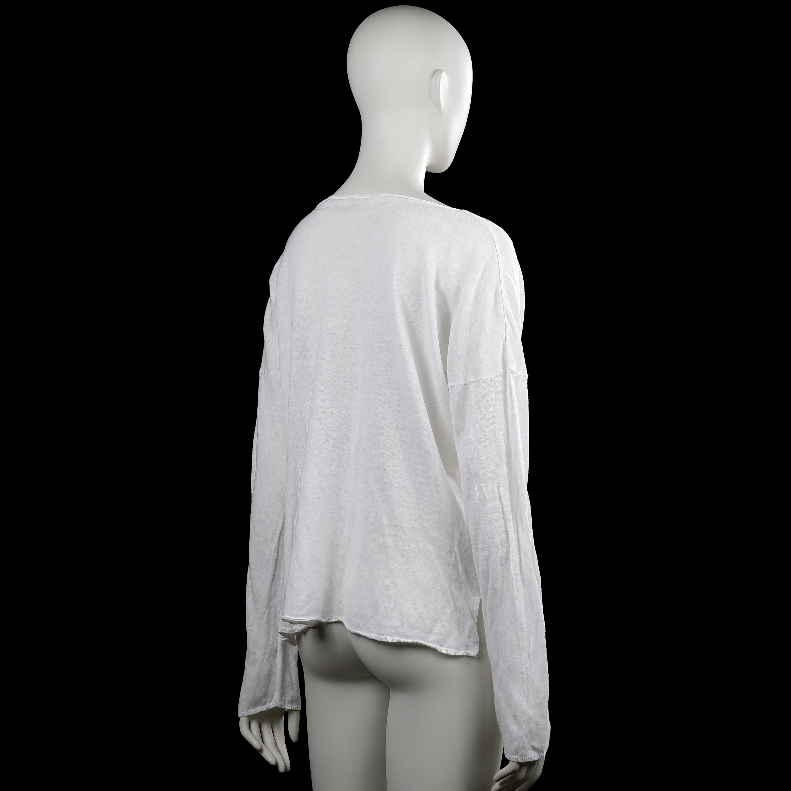 Long-sleeve top - White - Size M