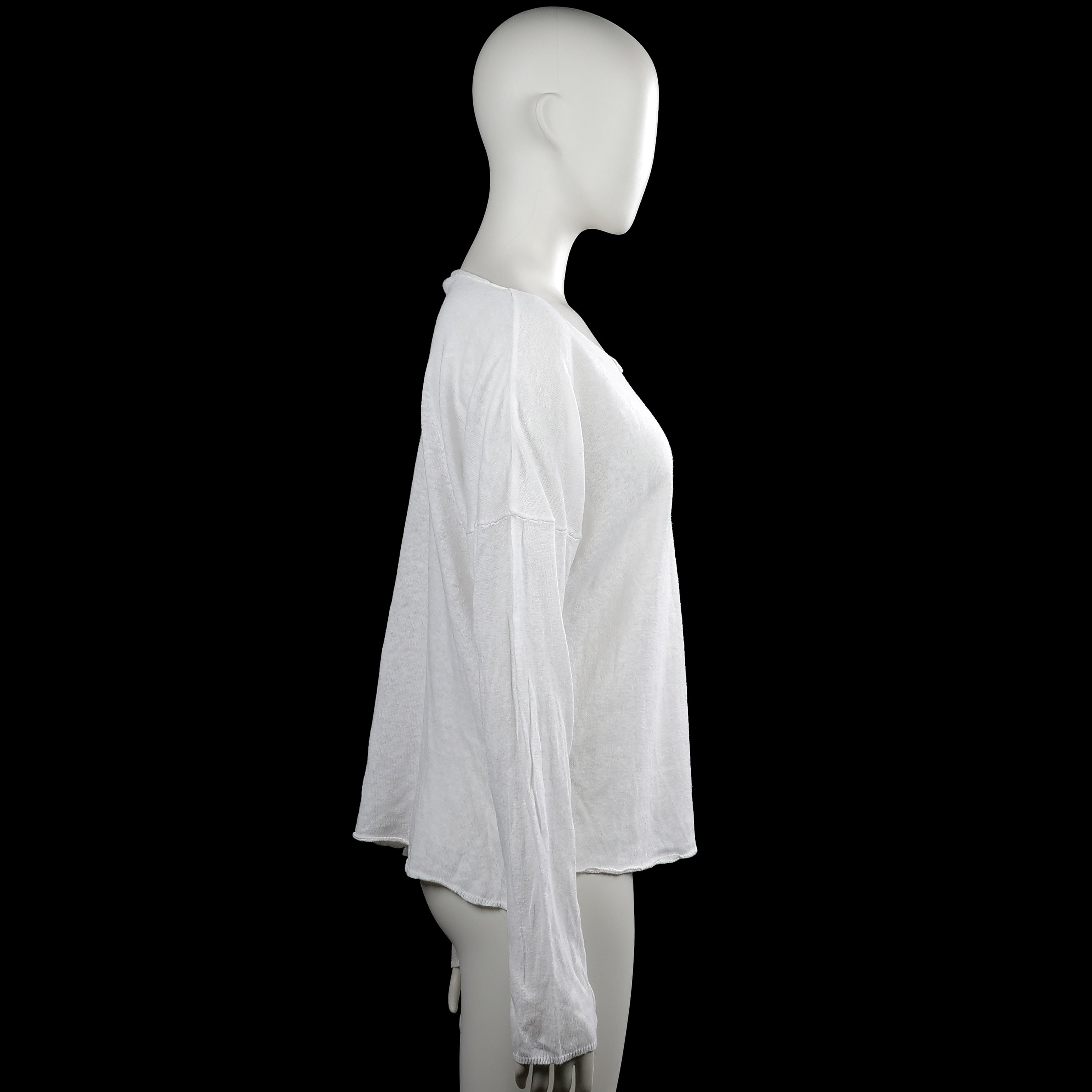 Long-sleeve top - White - Size M