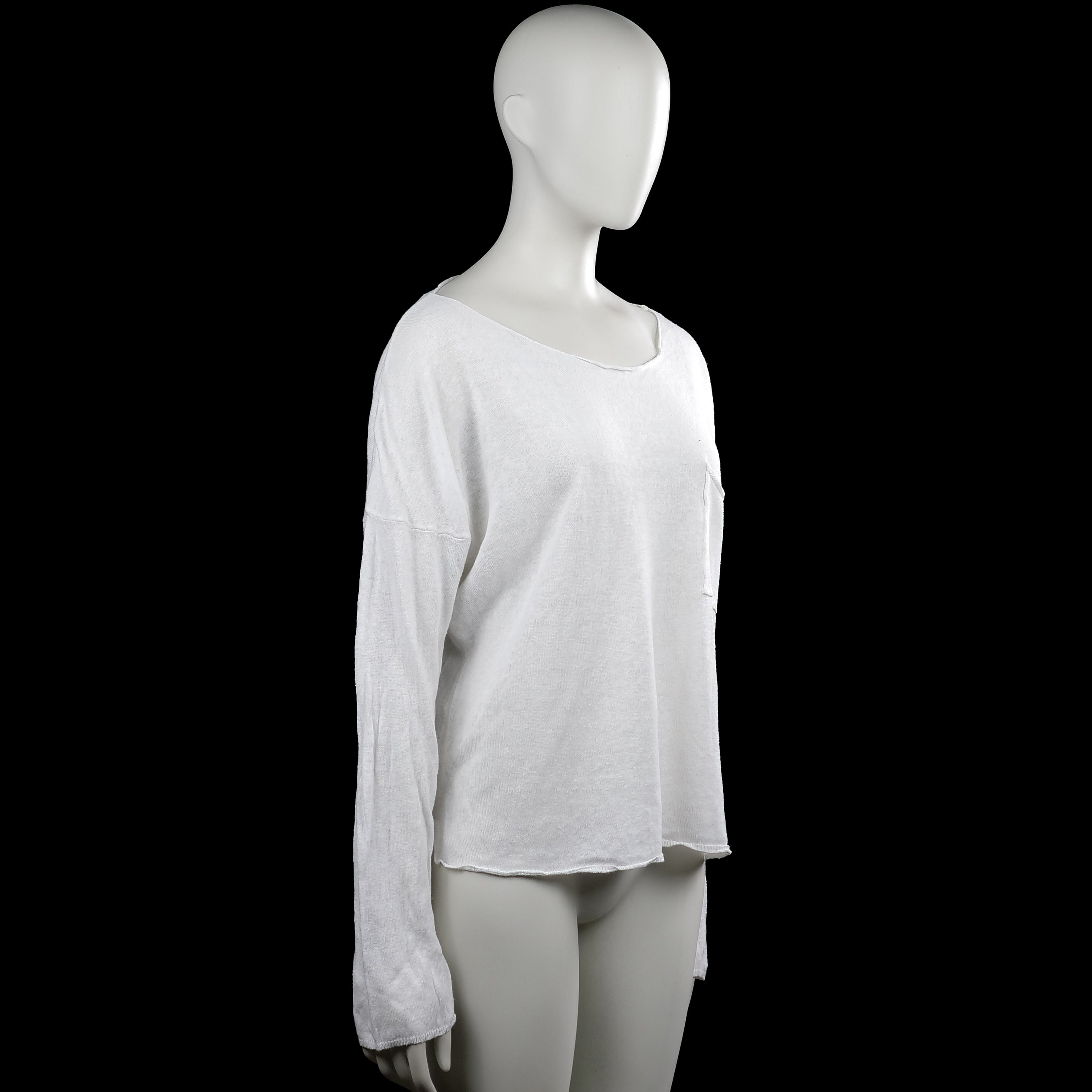 Long-sleeve top - White - Size M