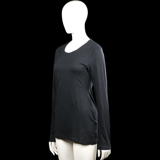 Long-sleeve top - Black - Size 40