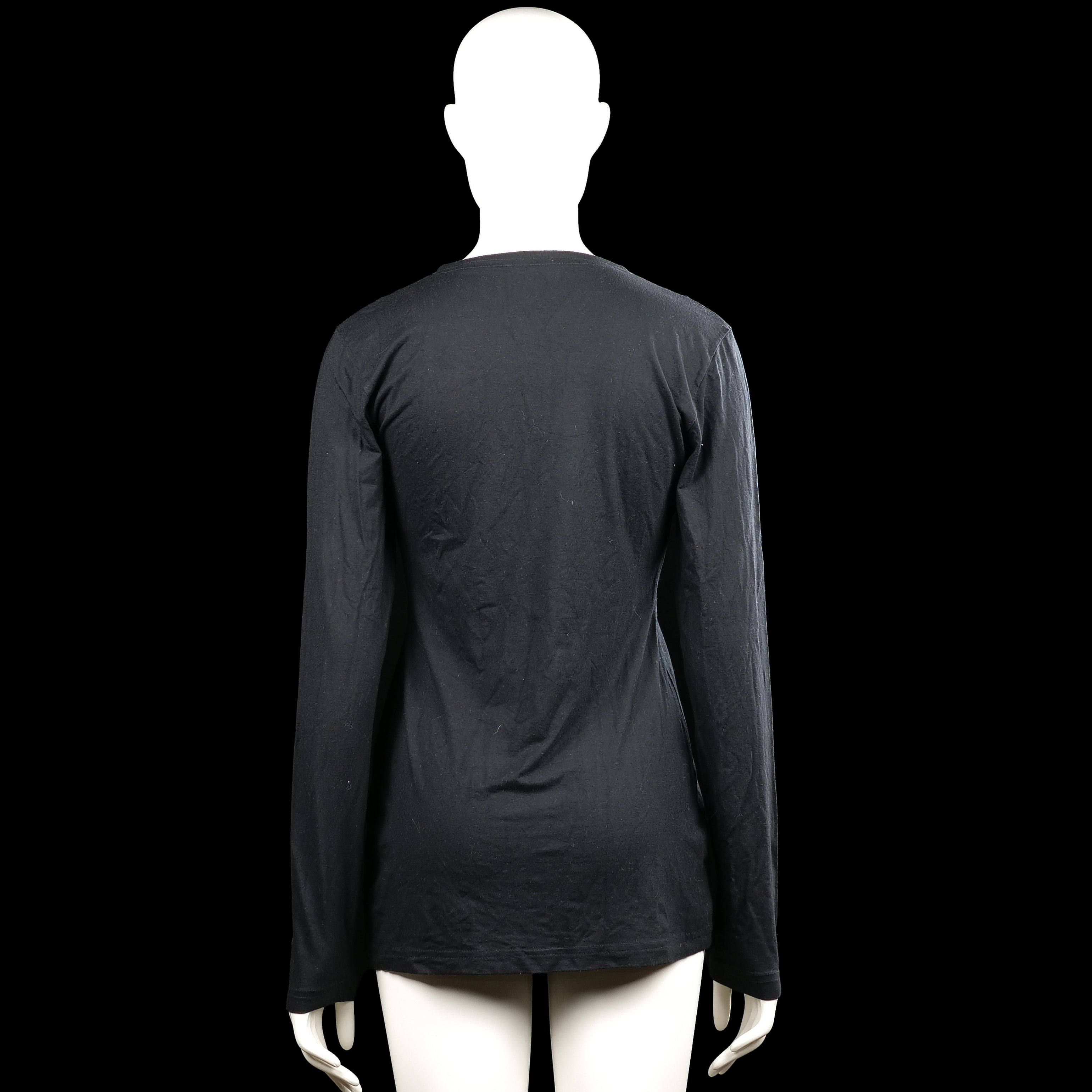 Long-sleeve top - Black - Size 40