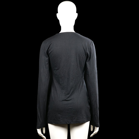 Long-sleeve top - Black - Size 40