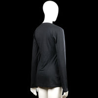 Long-sleeve top - Black - Size 40