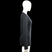 Long-sleeve top - Black - Size 40