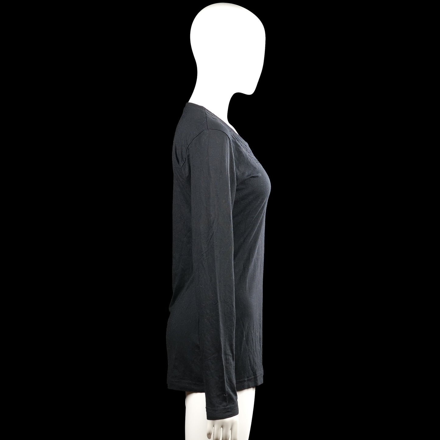 Long-sleeve top - Black - Size 40