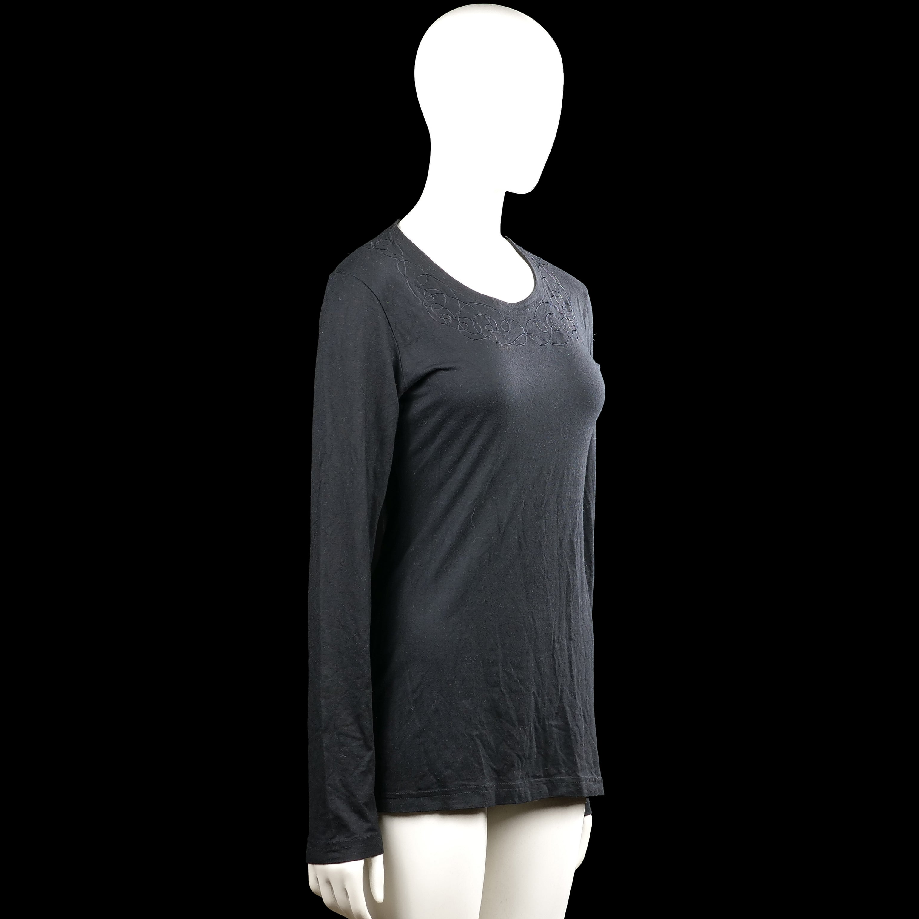 Long-sleeve top - Black - Size 40