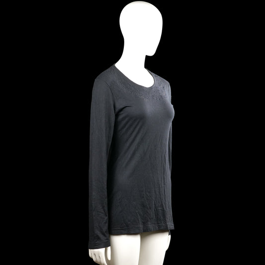 Long-sleeve top - Black - Size 40