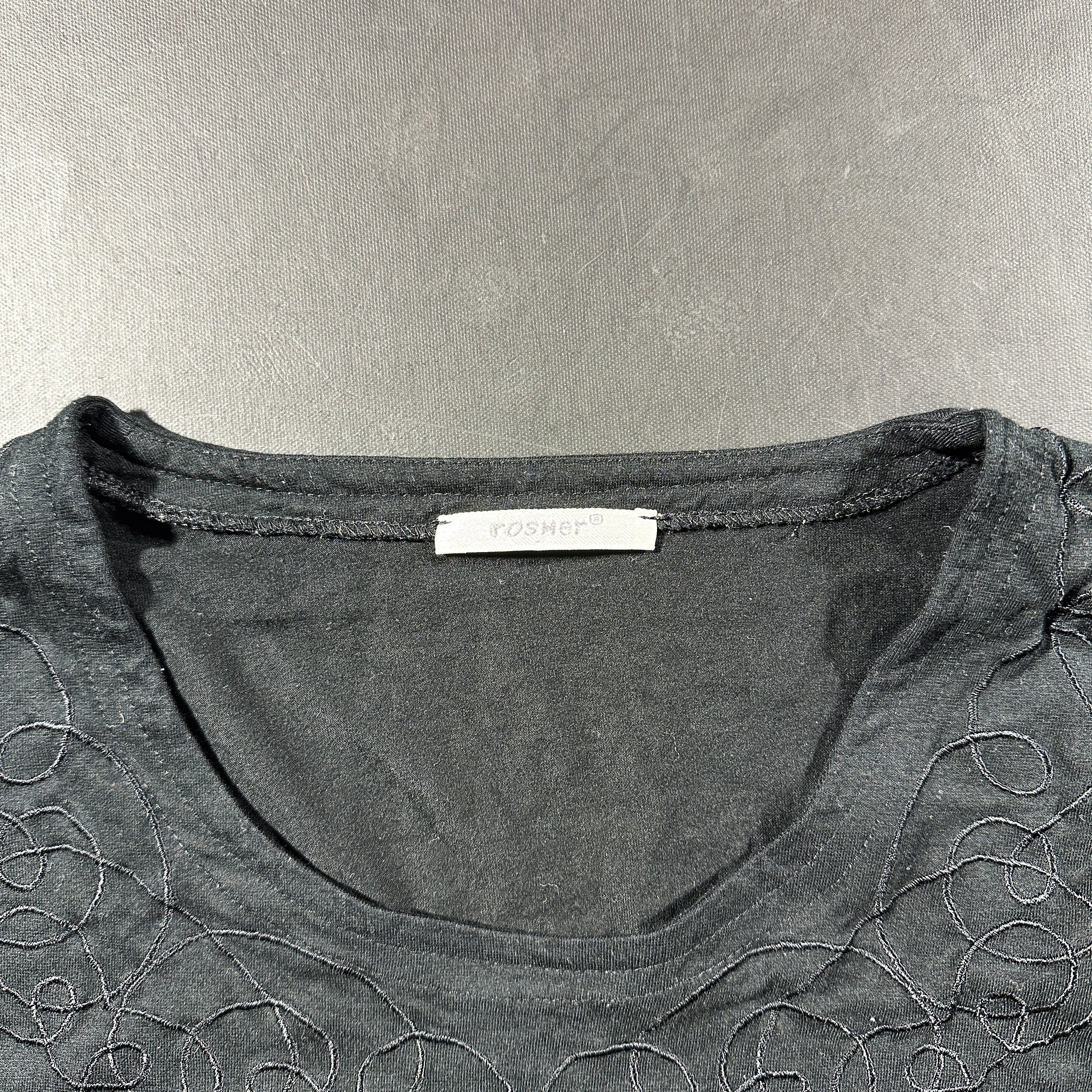 Long-sleeve top - Black - Size 40
