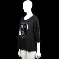 Long-sleeve top - Black - Size XL