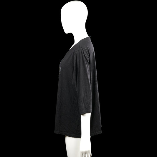 Long-sleeve top - Black - Size XL