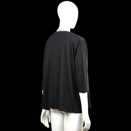 Long-sleeve top - Black - Size XL