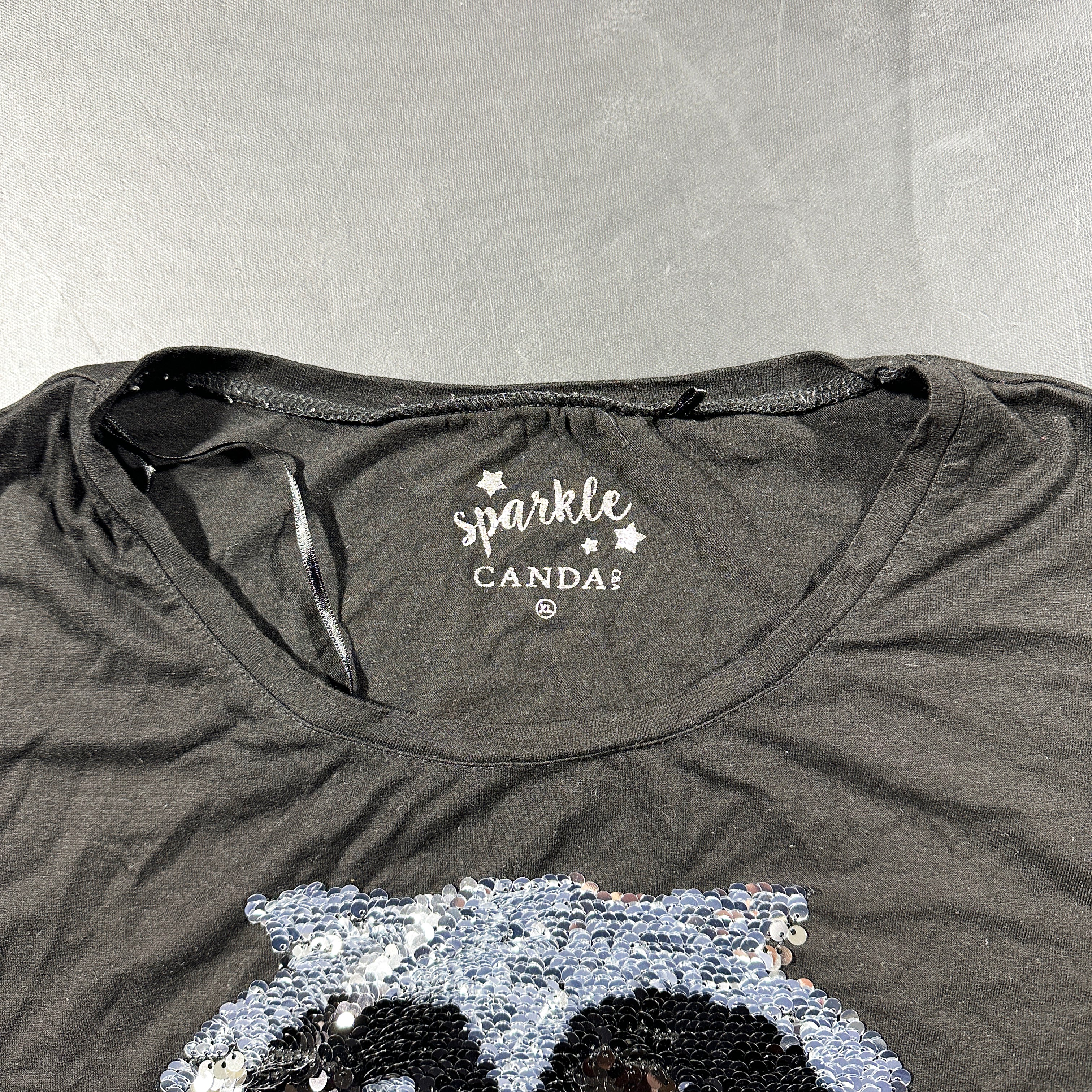 Long-sleeve top - Black - Size XL