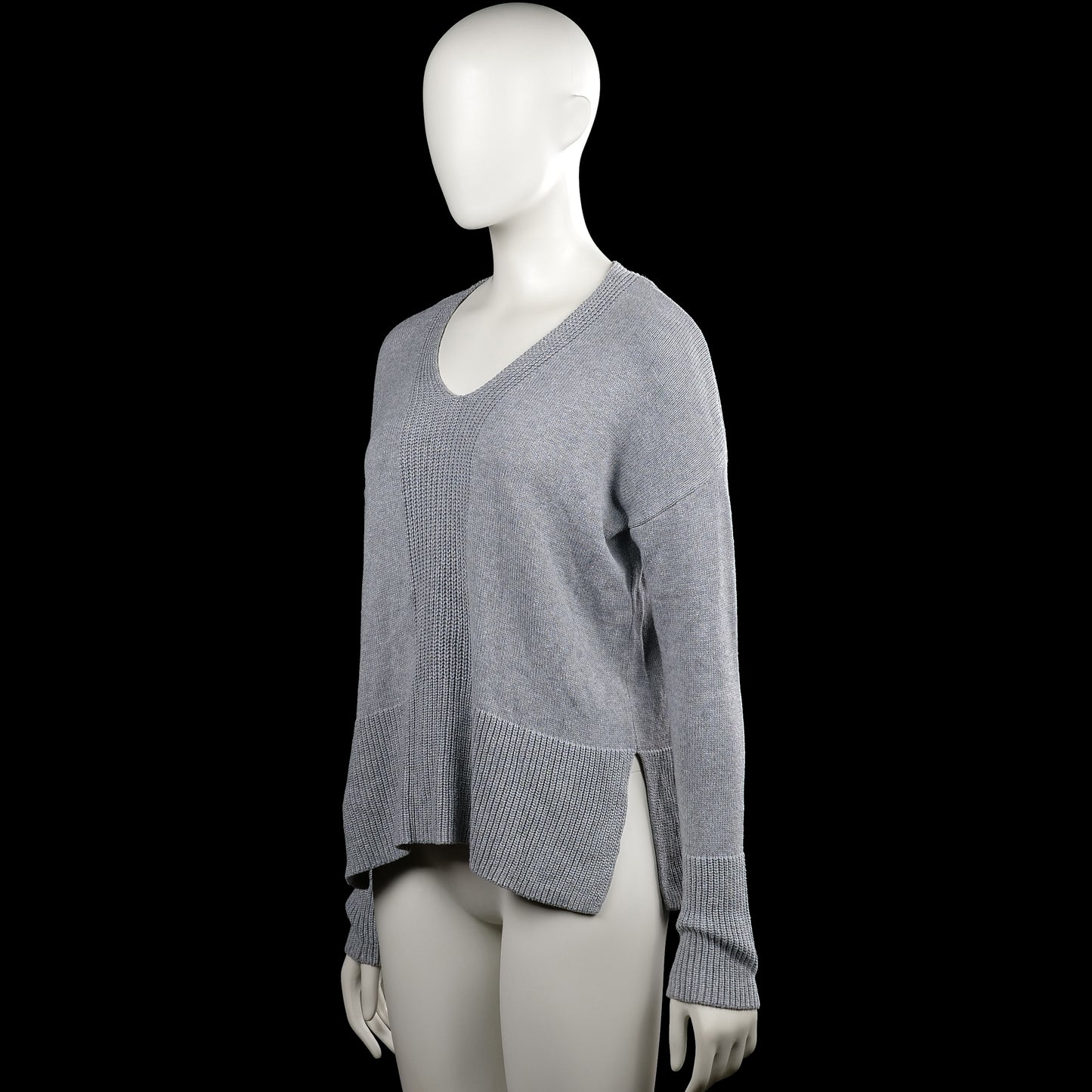 Long-sleeve top - Gray - Size XS