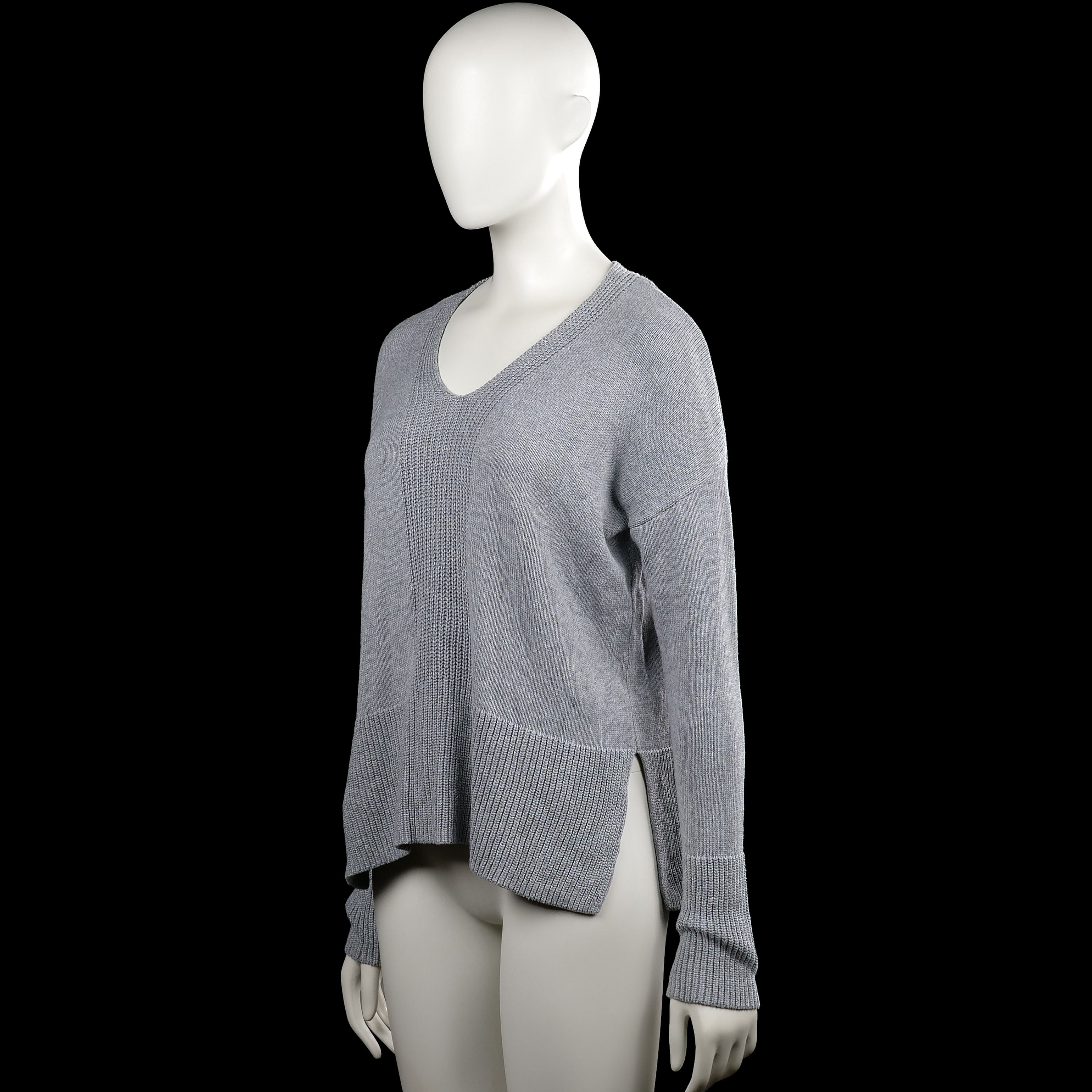 Long-sleeve top - Gray - Size XS