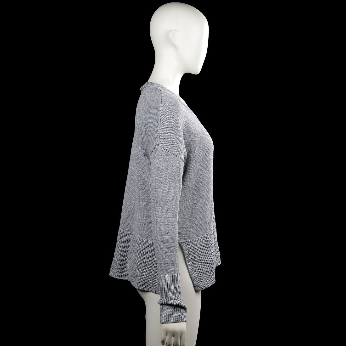 Long-sleeve top - Gray - Size XS