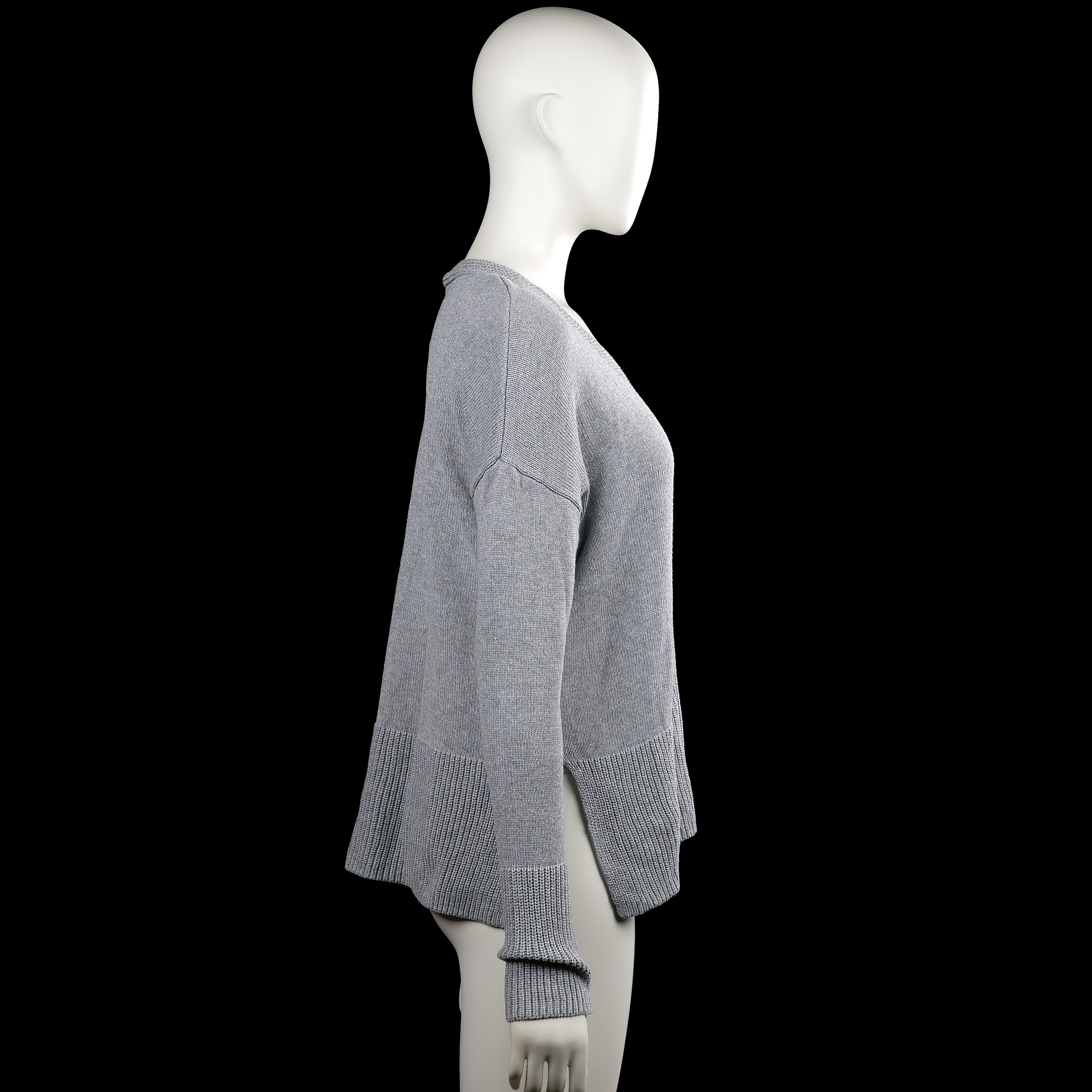 Long-sleeve top - Gray - Size XS