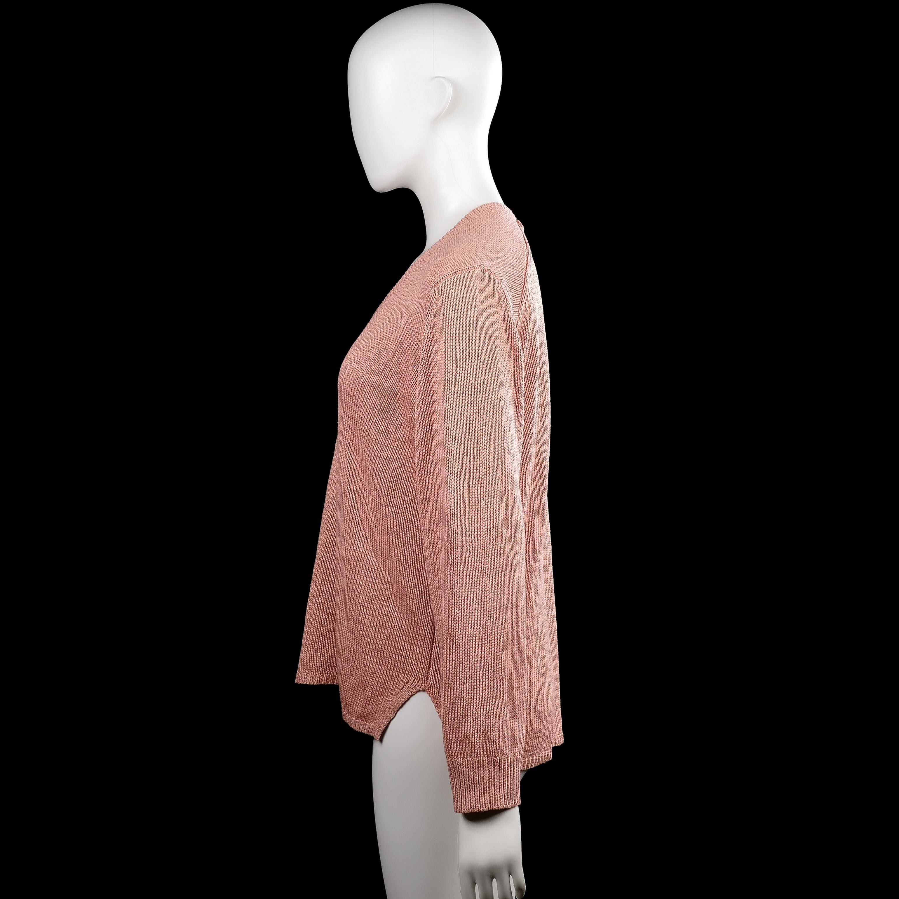 Long-sleeve top - Rose - Size M