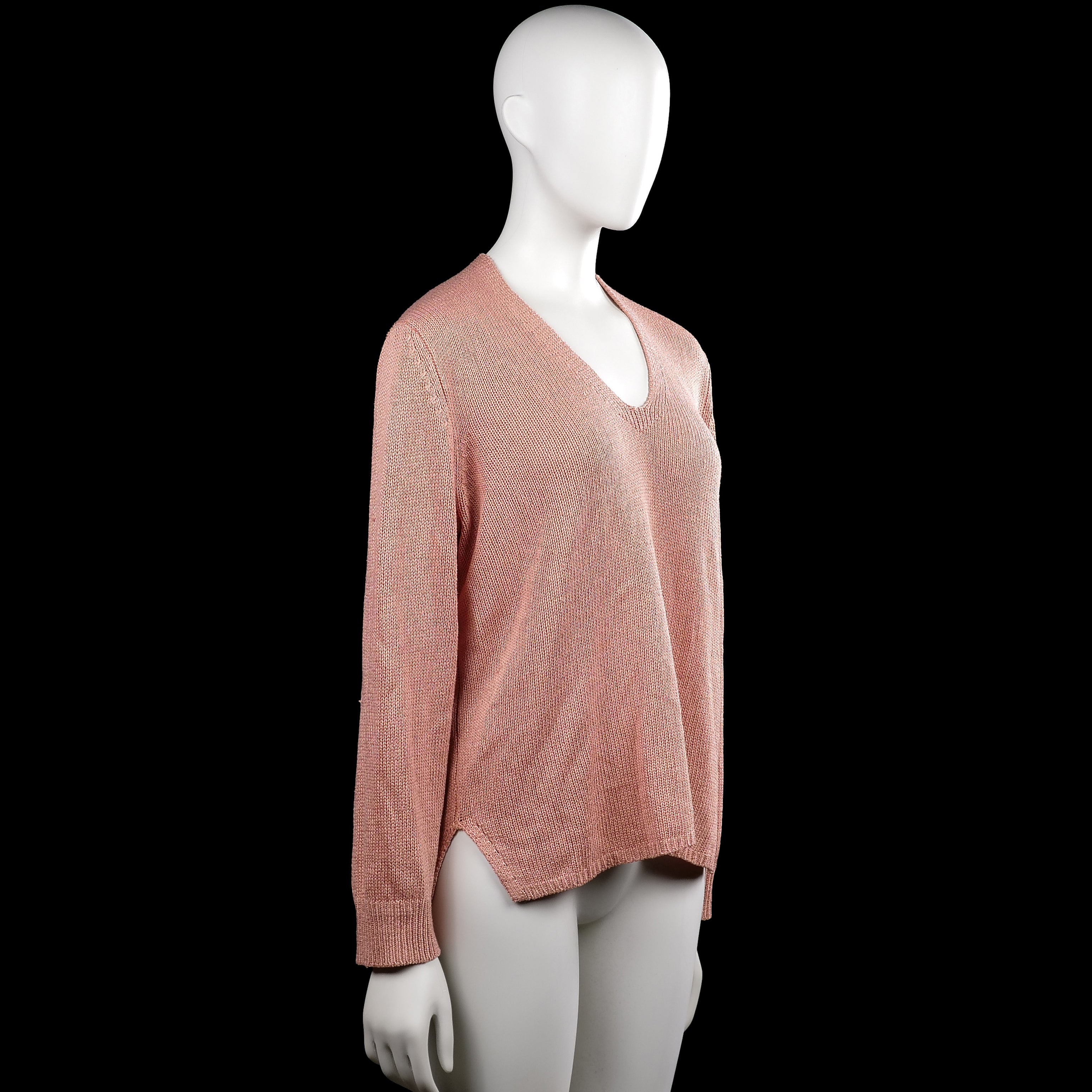 Long-sleeve top - Rose - Size M