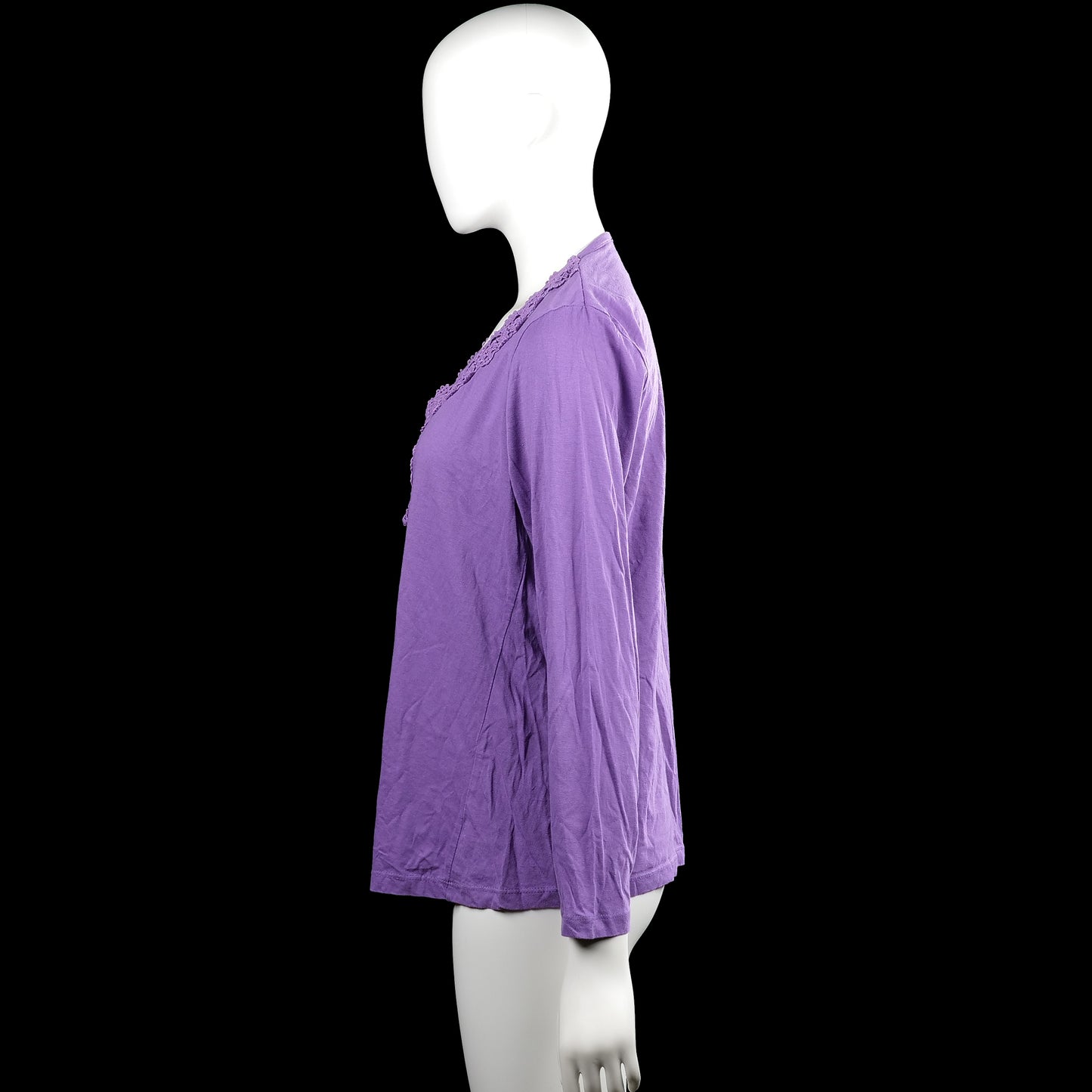 Long-sleeve top - Purple - Size 40, 42