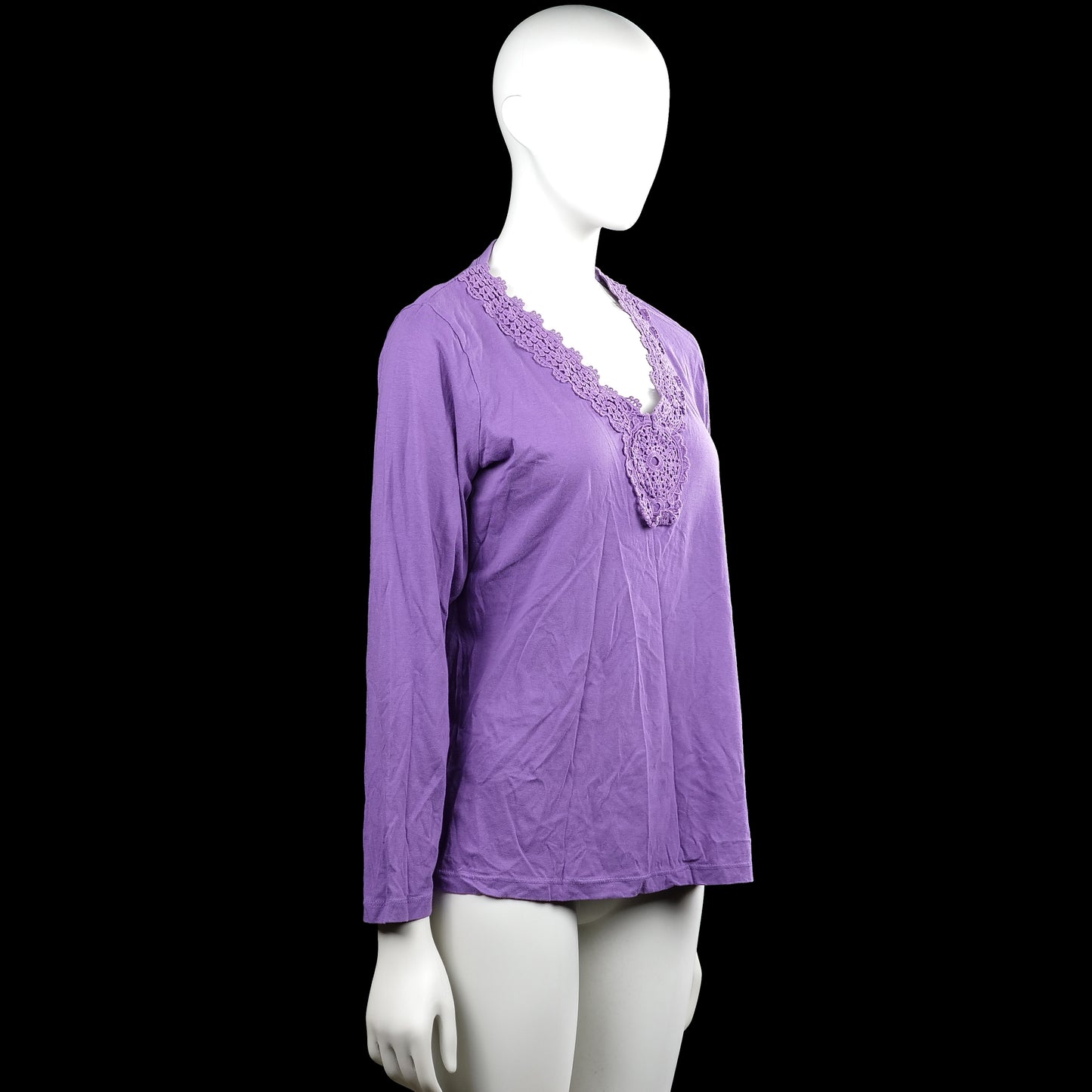 Long-sleeve top - Purple - Size 40, 42
