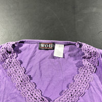 Long-sleeve top - Purple - Size 40, 42