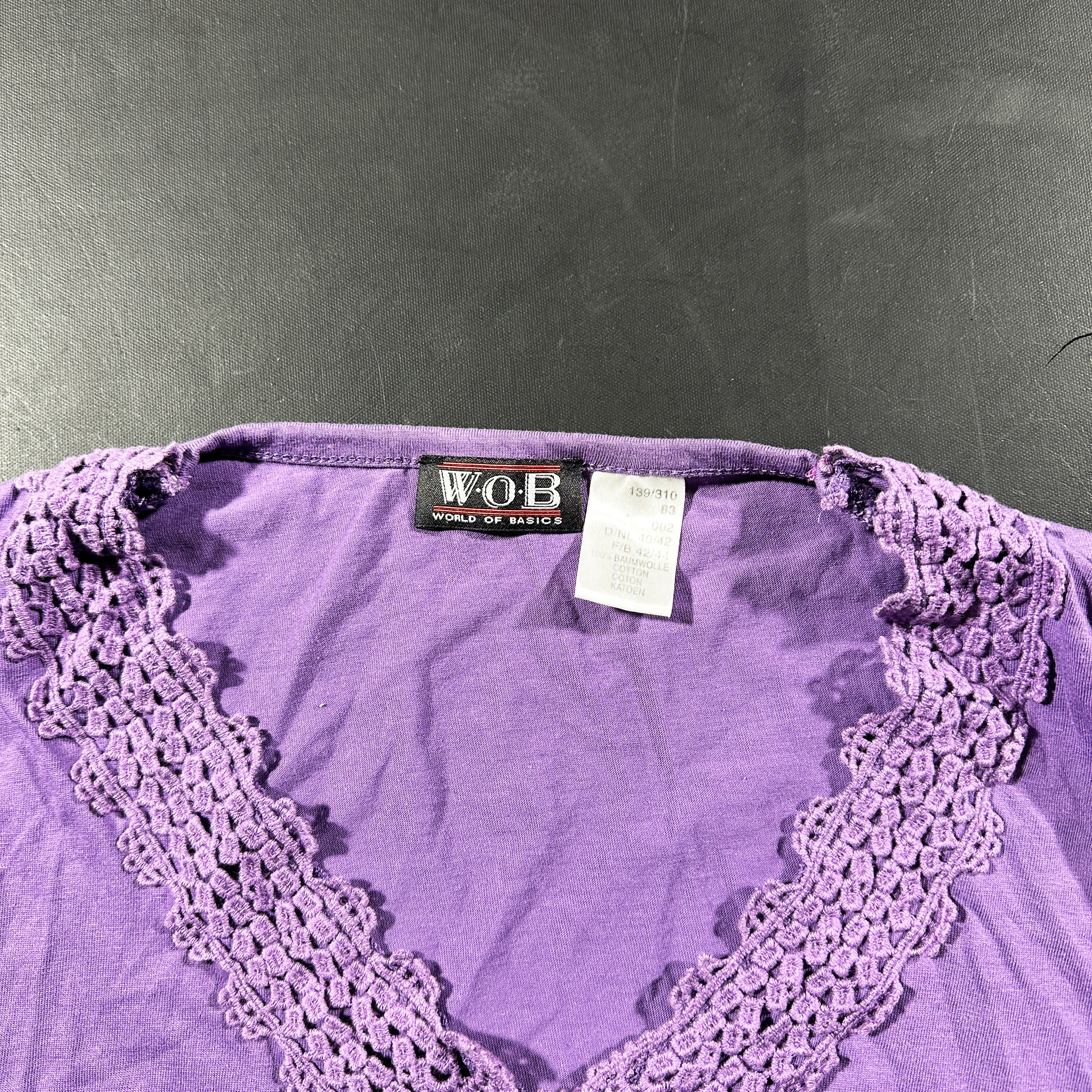 Long-sleeve top - Purple - Size 40, 42