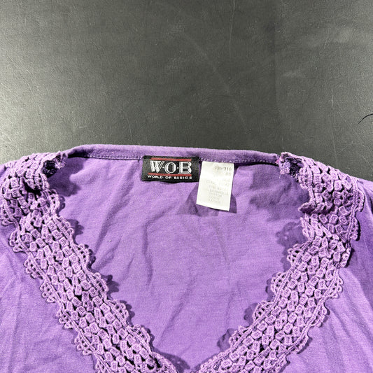 Long-sleeve top - Purple - Size 40, 42